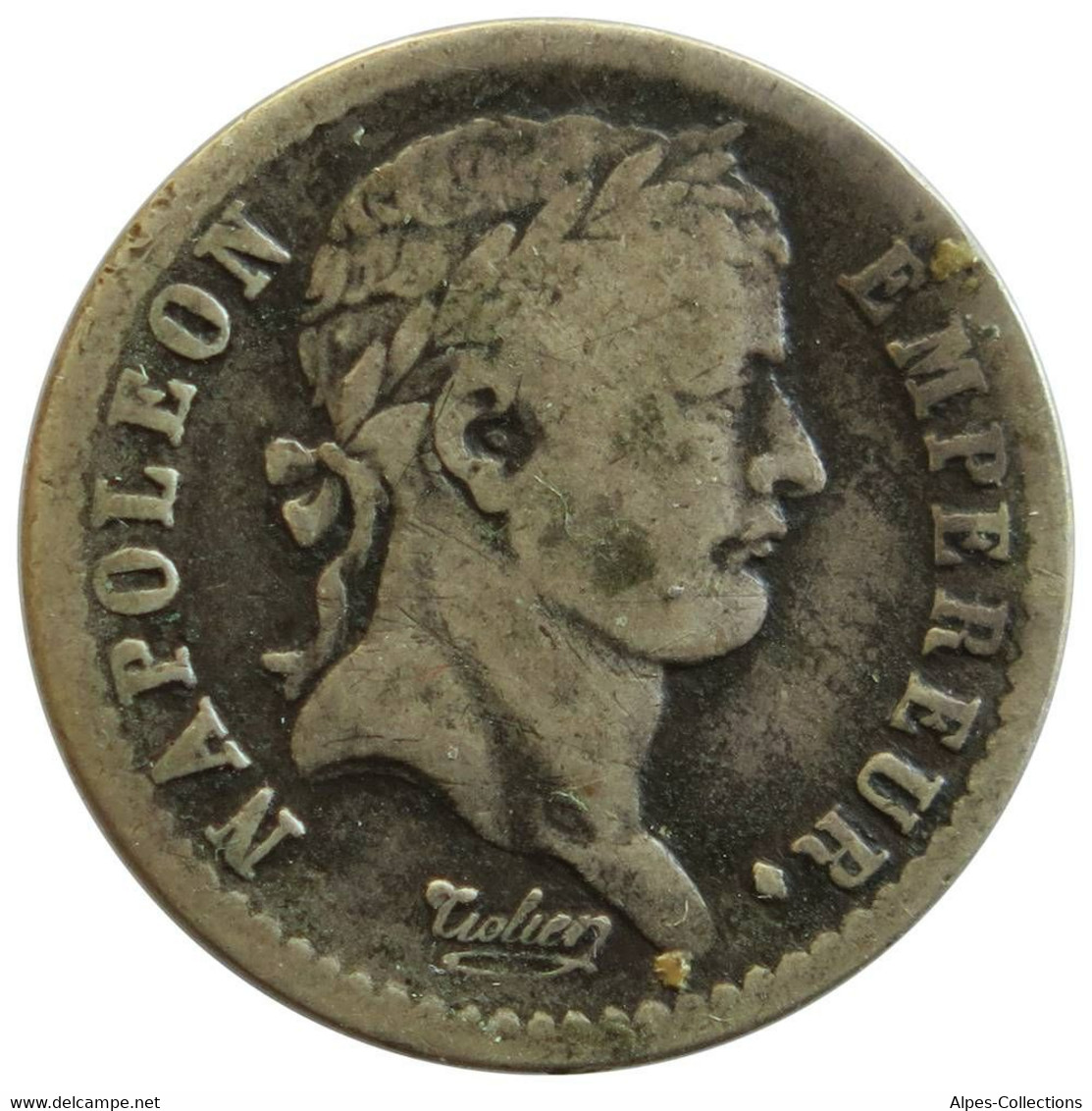 F17703.1 - FRANCE - Demi-franc Napoléon 1er - Tête Laurée - 1808 B - 1/2 Franc