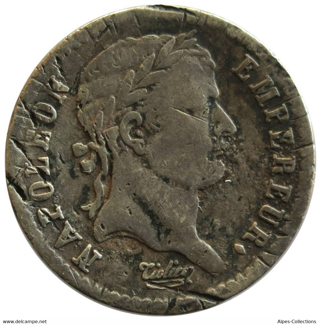 F17704.1 - FRANCE - Demi-franc Napoléon 1er - Tête Laurée - 1808 BB - 1/2 Franc