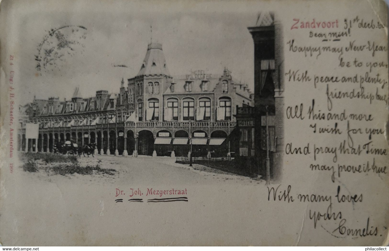 Zandvoort // Dr. Joh. Mezgerstraat // Denk 1899 - Zandvoort