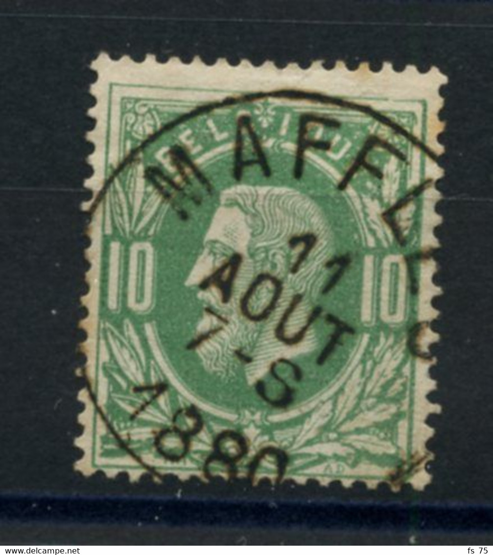 BELGIQUE - COB 30 10C VERT PERCEPTION SIMPLE CERCLE MAFFLES - 1869-1883 Léopold II