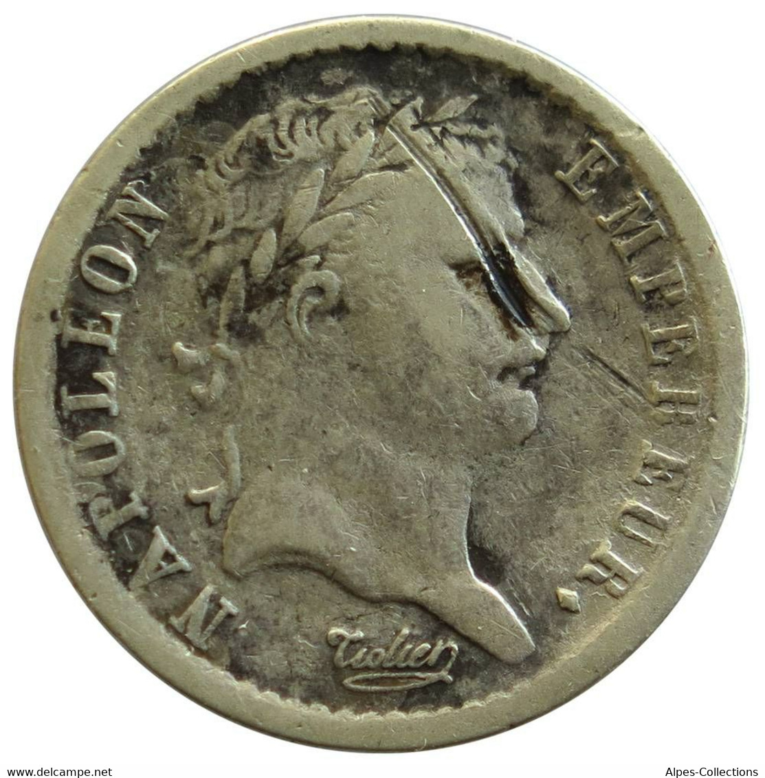 F17711.1 - FRANCE - Demi-franc Napoléon 1er - Tête Laurée - 1808 M - 1/2 Franc