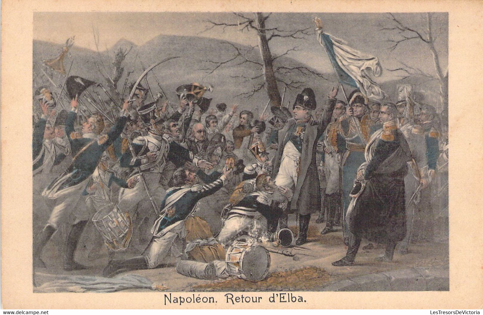 HISTOIRE - NAPOLEON Retour D'Elba - Tableau - Carte Postale Ancienne - Geschichte