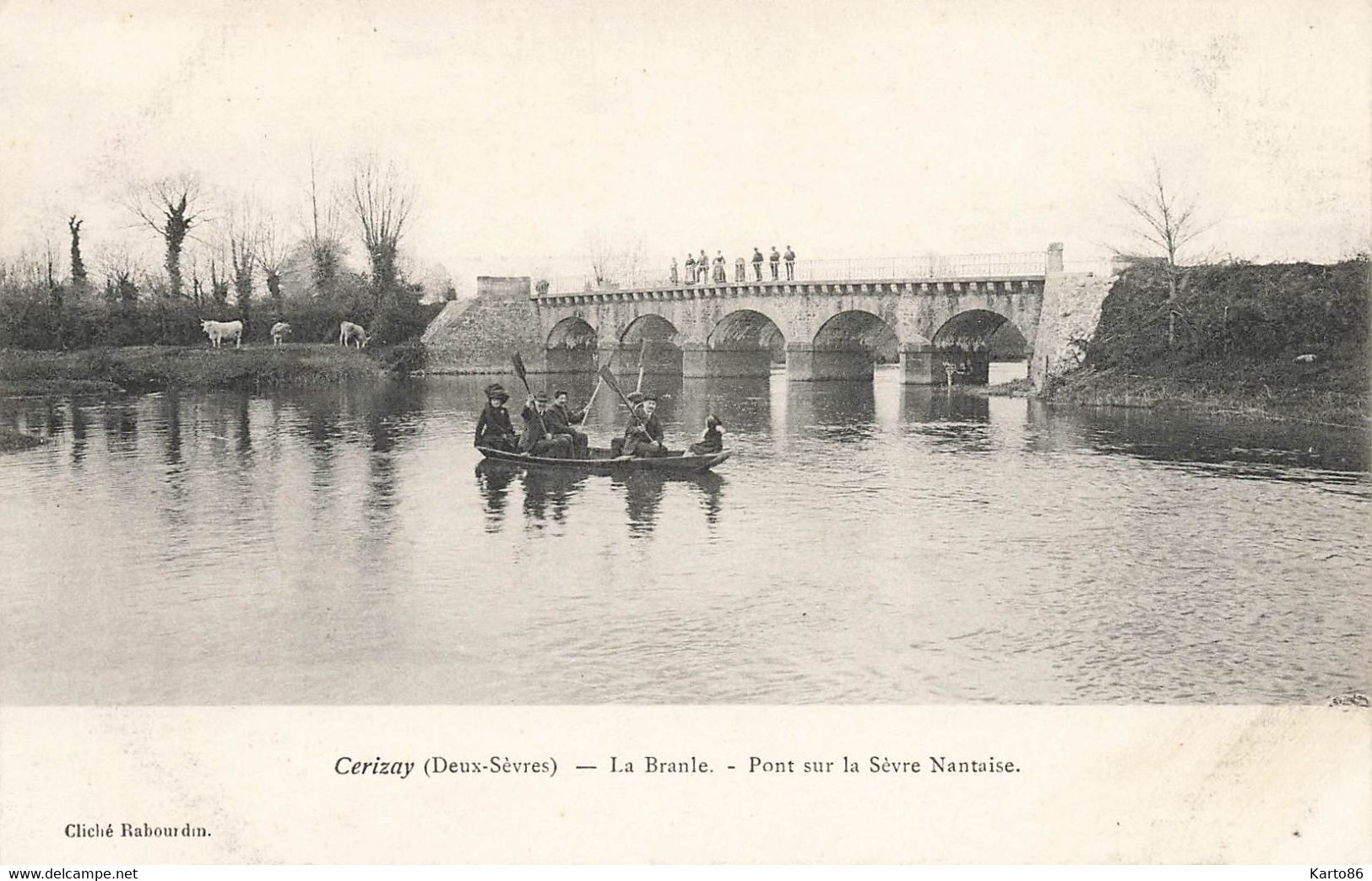 Cerizay * Vue Sur La Branle * Pont Sur La Sèvre Nantaise * Bac Passeur - Cerizay