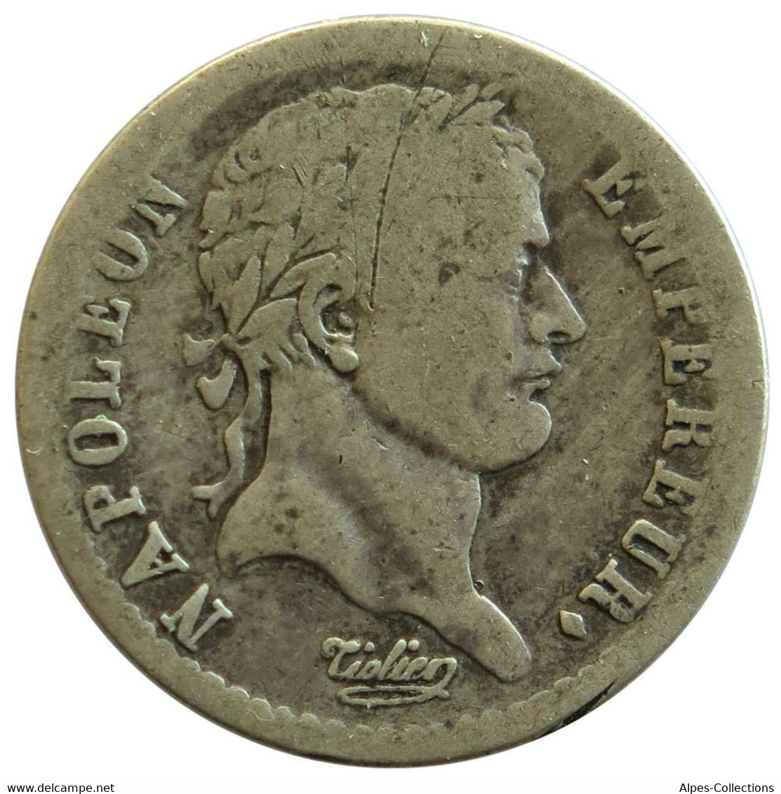 F17713.1 - FRANCE - Demi-franc Napoléon 1er - Tête Laurée - 1808 Q - 1/2 Franc