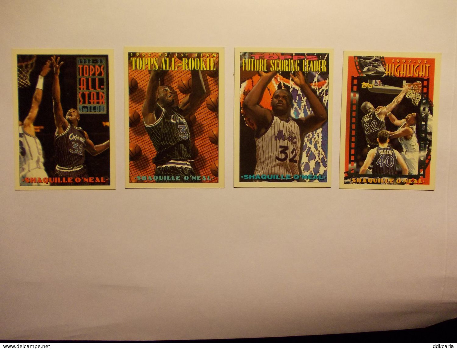 4 X Collector's Choice 3 / 134 / 152 / 386 - Trading Cards NBA - 1993/94 - Hologram Cards - 1990-1999