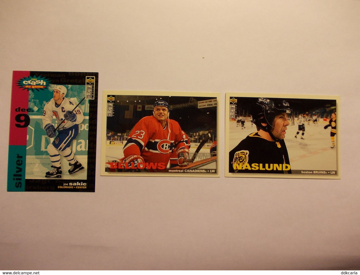 3 X Collector's Choice C9 / 84 / 321 - Trading Cards NHLPA - 1995 - Hologram Cards - 1990-1999