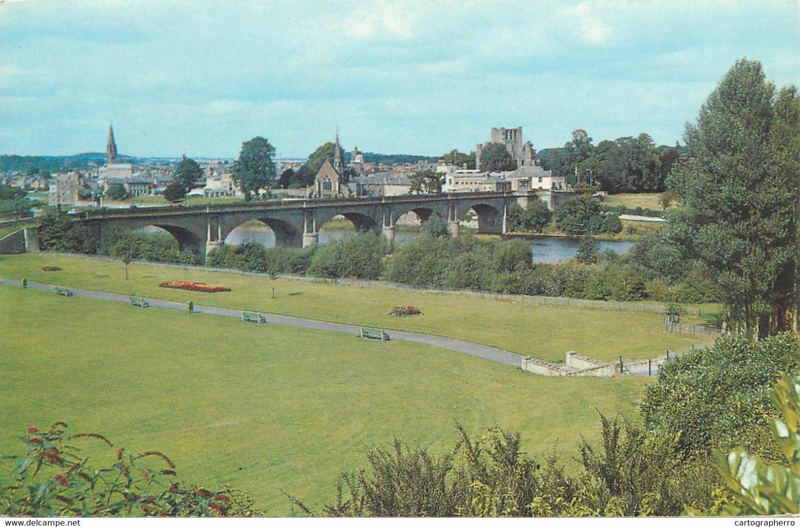 Postcard Scotland Kelso Bridge And The River Tweed - Roxburghshire