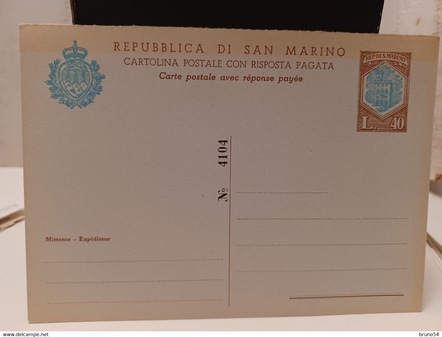 22 Interi Postali, Cartolina Postale  San Marino Fine Anni 70 In Poi - Postwaardestukken