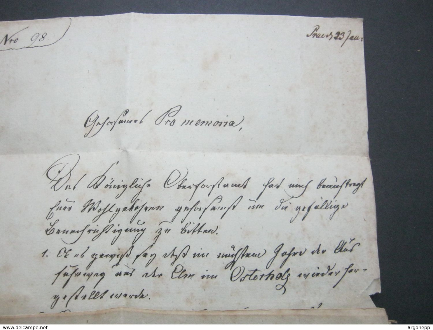 BREMERVÖRE , Vorphilabrief Mit Inhalt 1828 - Brême