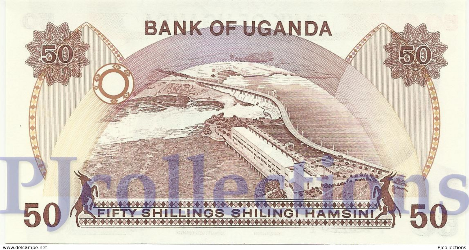 UGANDA 50 SHILLINGS 1985 PICK 20 UNC - Uganda