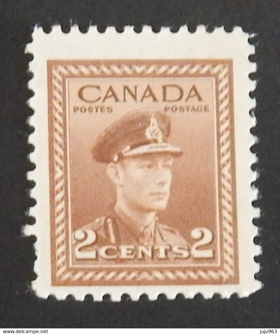 CANADA YT 206 NEUF** MNH "GEORGE VI" ANNÉES 1943/1948 - Nuevos