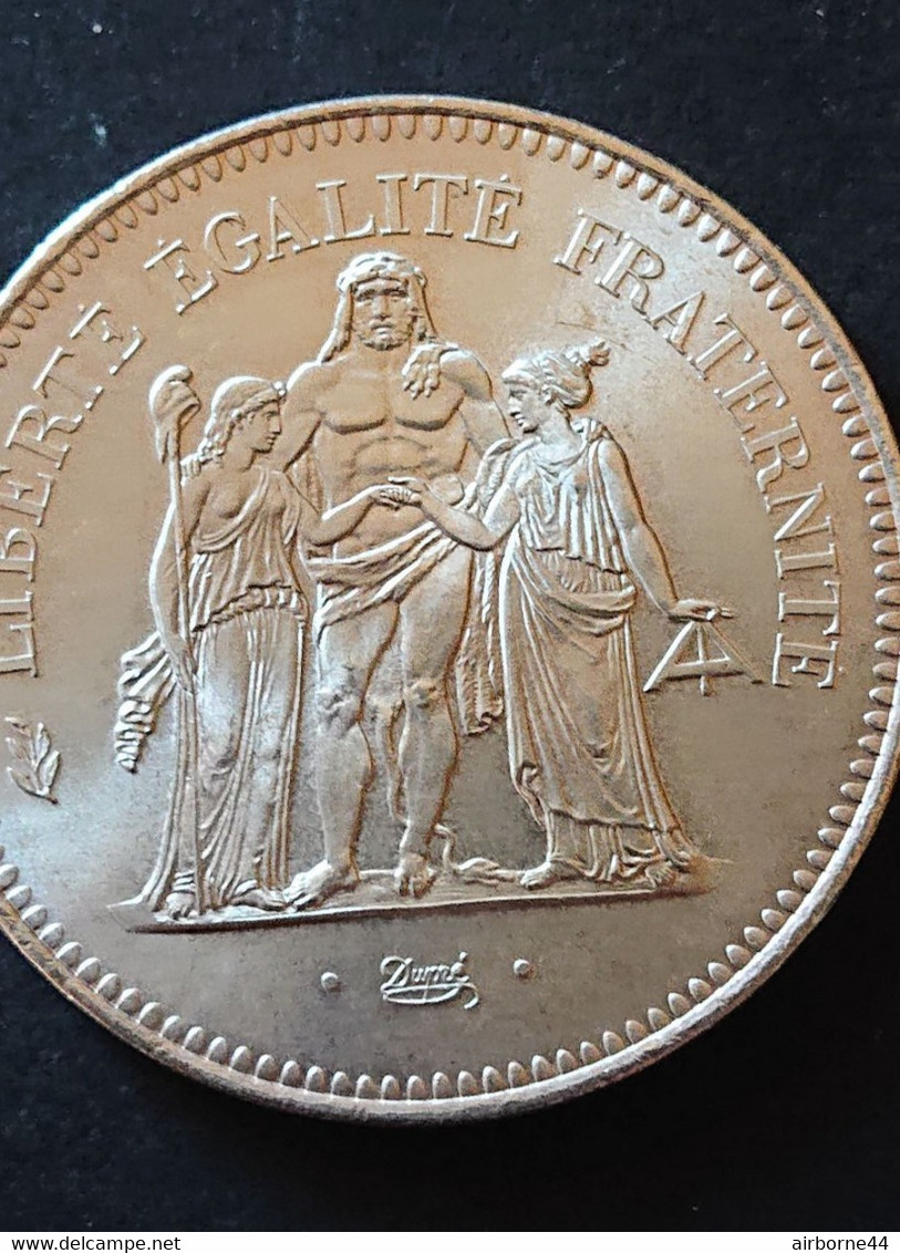 Pièce De 50 Francs Argent 1974 -  Dupré - 50 Francs