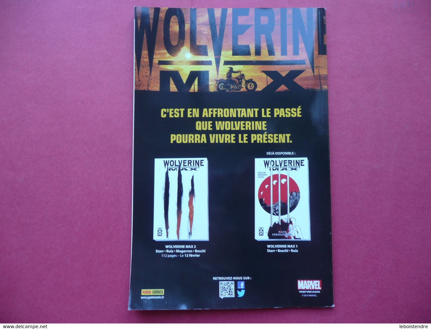 WOLVERINE V4 N° 7 JANVIER 2014 JOIN THE REVOLUTION MARVEL NOW !  PANINI COMICS FRANCE - Marvel France
