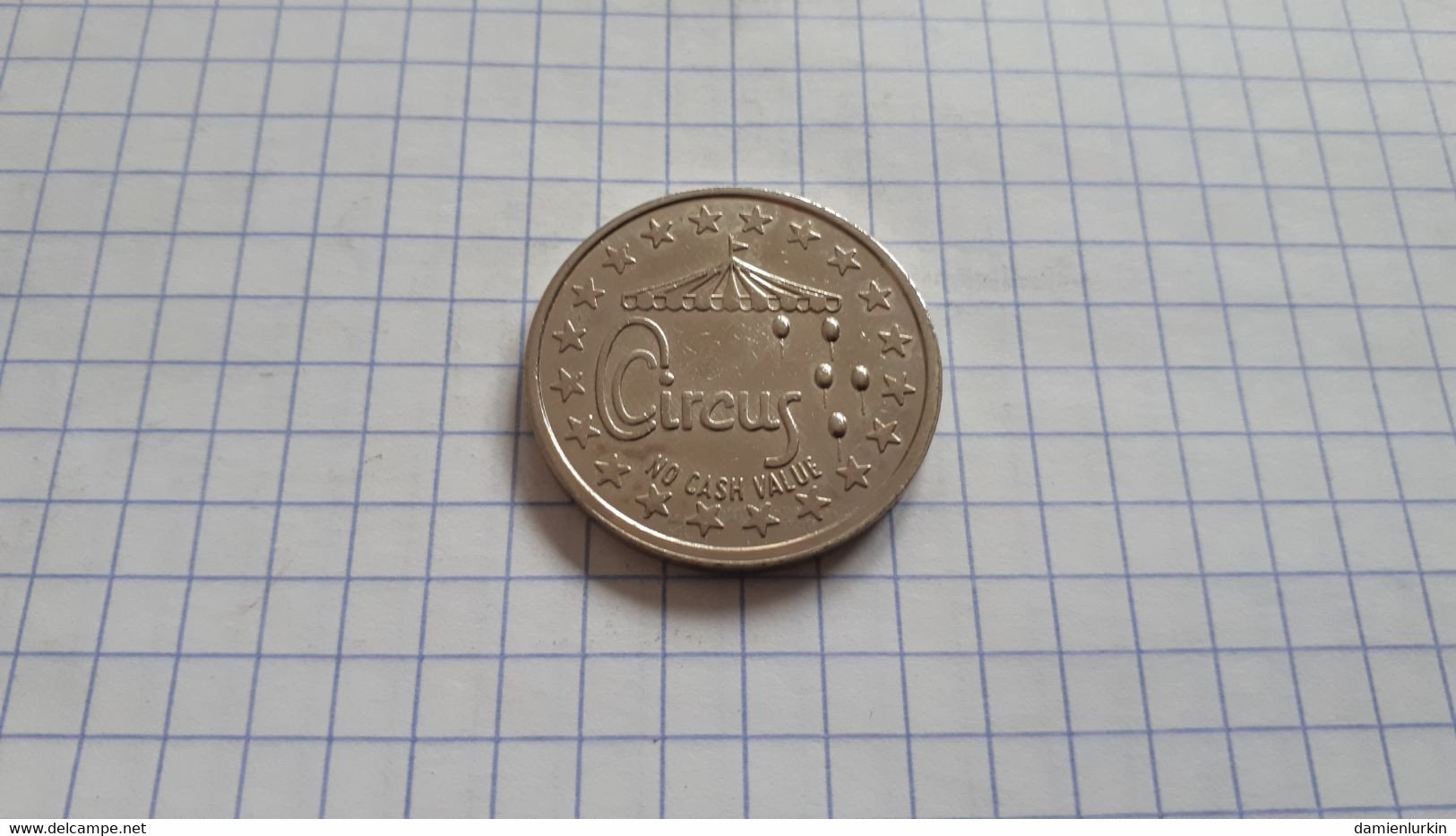 JETON CIRCUS NON MAGNETIQUE 28.5MM FRAPPE MEDAILLE - Professionnels / De Société