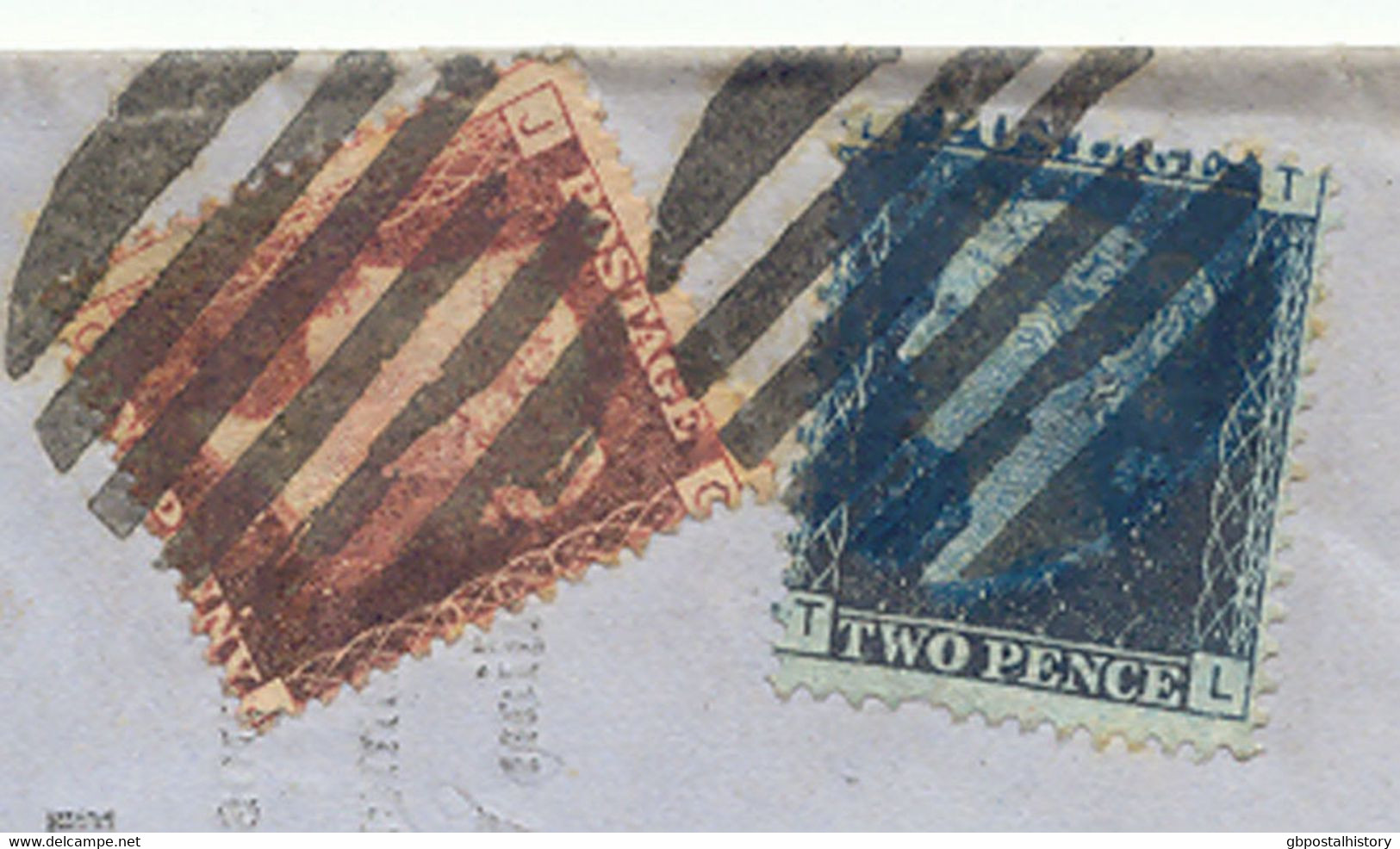 GB 1879, QV 1d (Pl. 190, CJ) And 2d (Pl. 15, TL - One Short Perf.) On Very Fine Registered Printed Matter (Bankruptcy) - Covers & Documents