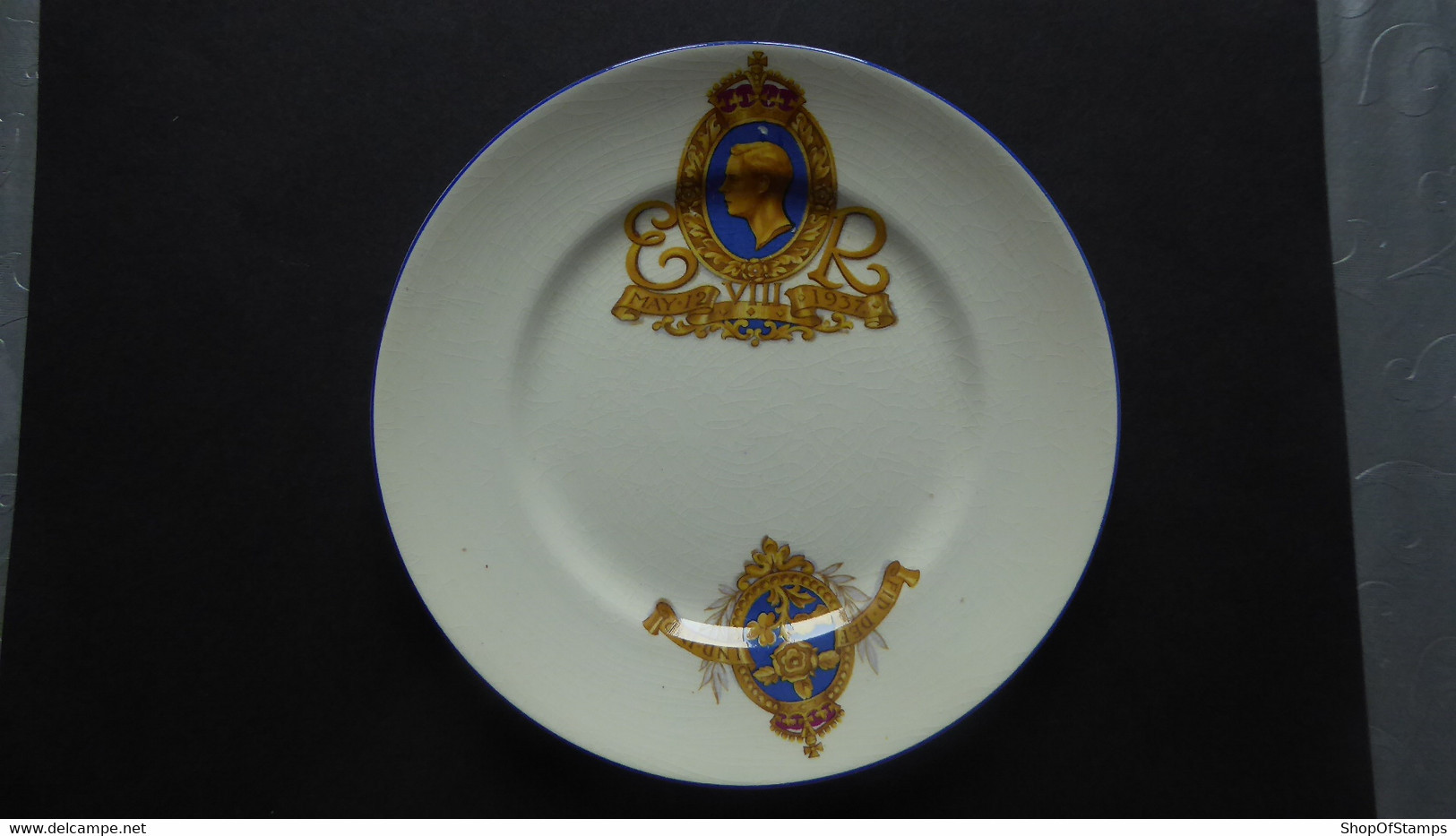 KING EDWARD VIII CORONATION DISH NORVILLE WARE - Ohne Zuordnung