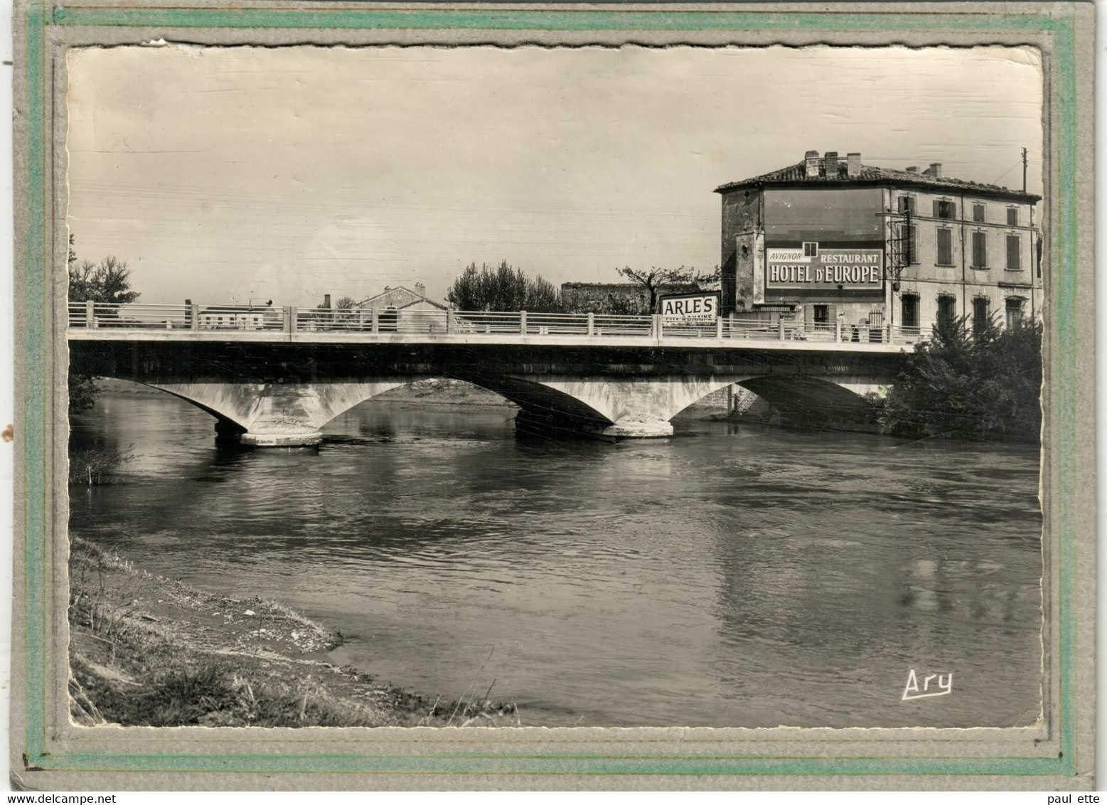 CPSM Dentelée - (84) SORGUES - Aspect Du Nouveau Pont Sur L'Ouvèze En 1965 - Sorgues