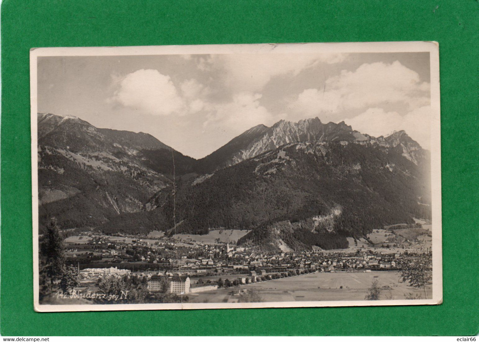 Bludenz Est Une Ville Autrichienne Située Dans Le Vorarlberg.  CPA Année 1934  N°142  état Pli Sur Le Centre De La Carte - Bludenz