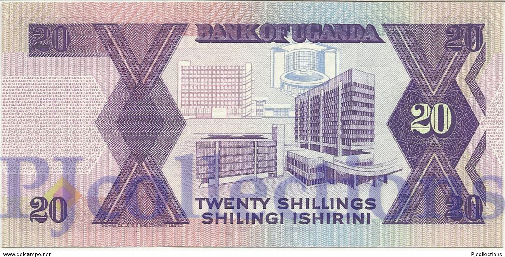 UGANDA 20 SHILLINGS 1987 PICK 29a UNC - Uganda