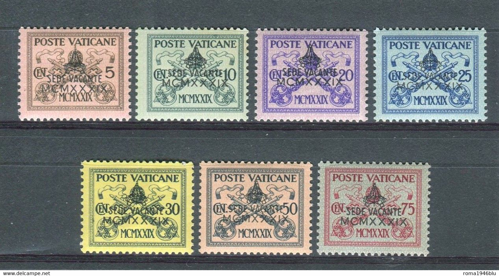 VATICANO 1939 SEDE VACANTE  * GOMMA ORIGINALE - Unused Stamps