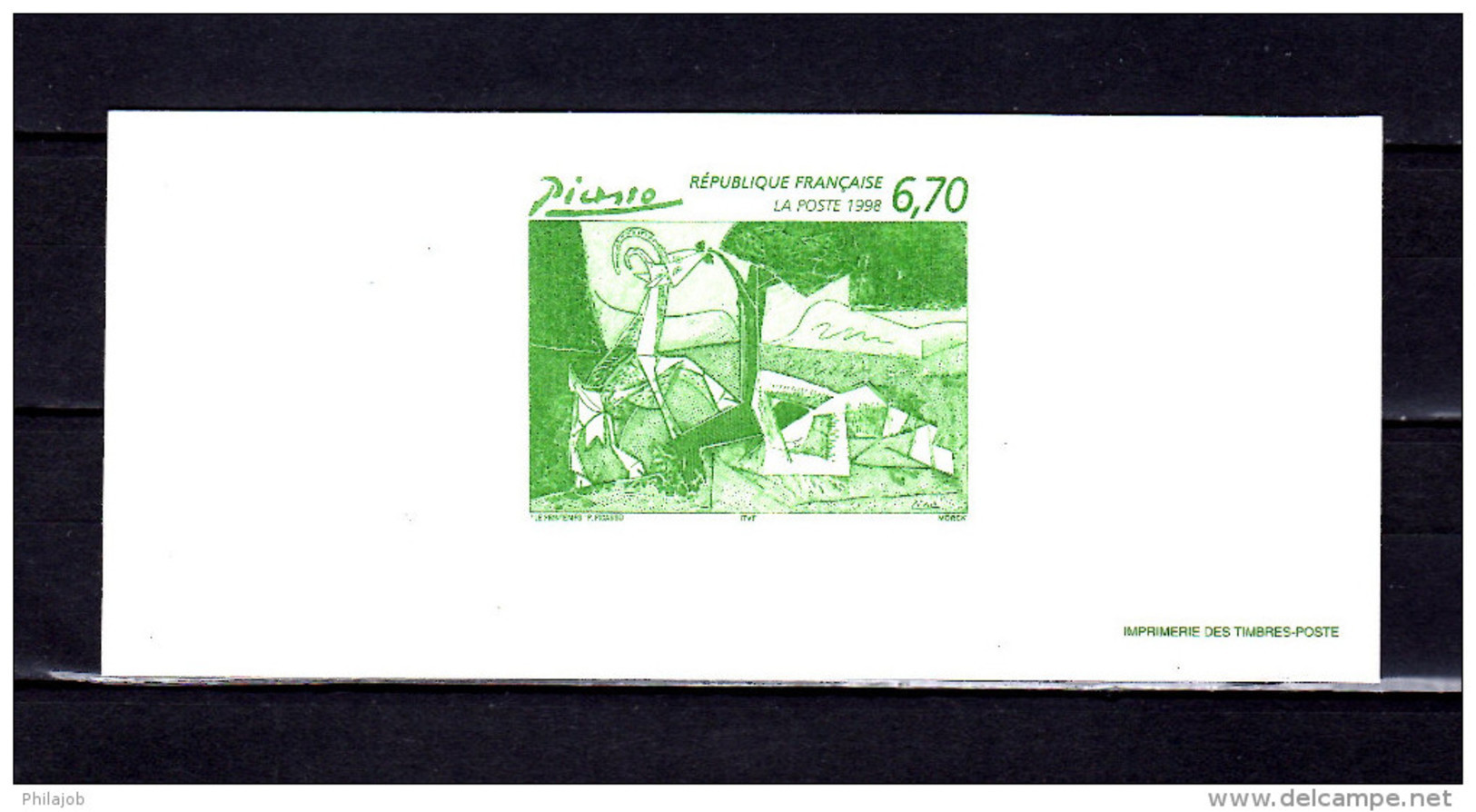 " LE PRINTEMPS De PICASSO " Sur Gravure Officielle De 1998 N° YT 3162 . Parfait état ! - Picasso