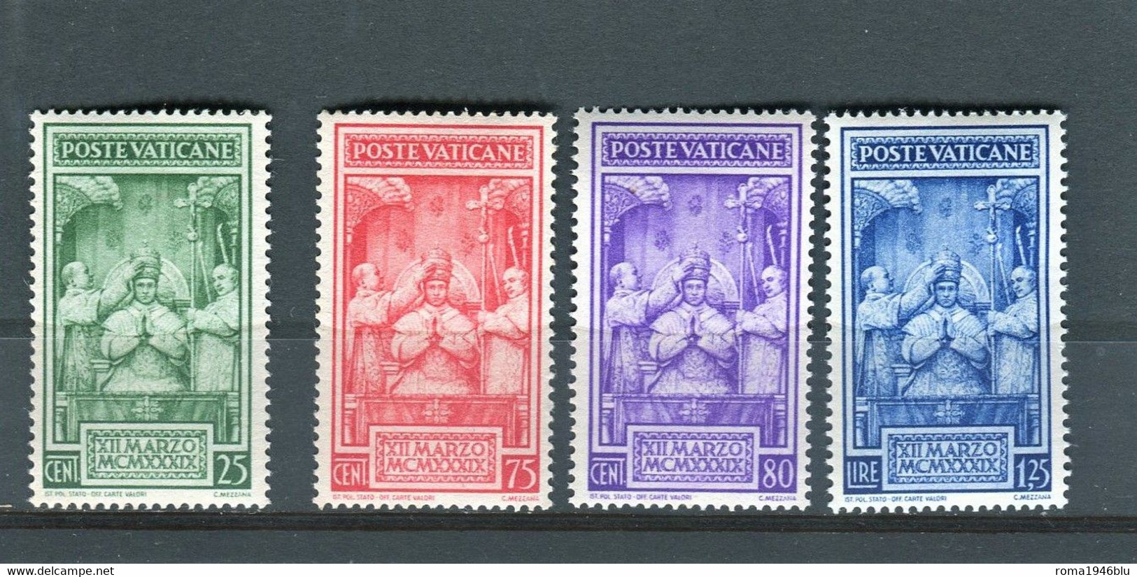 VATICANO 1939  INCORONAZIONE PIO XII ** MNH - Ungebraucht