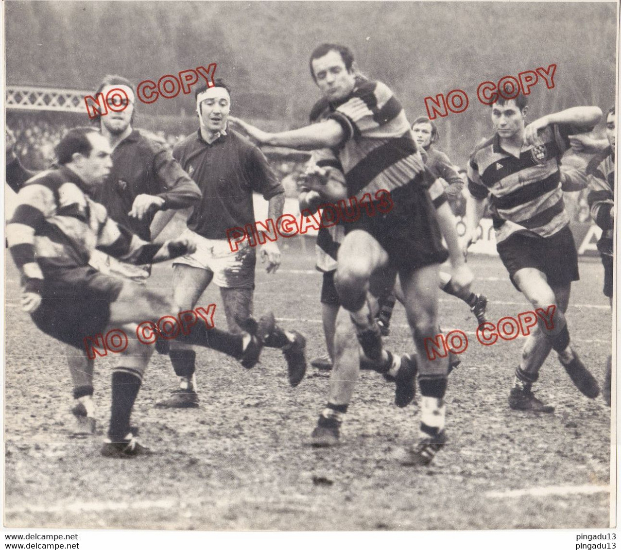 Au Plus Rapide Rugby Toulon Var Archive RCT Rugby Club Toulonnais Photo Grand Format Phase De Jeu - Rugby