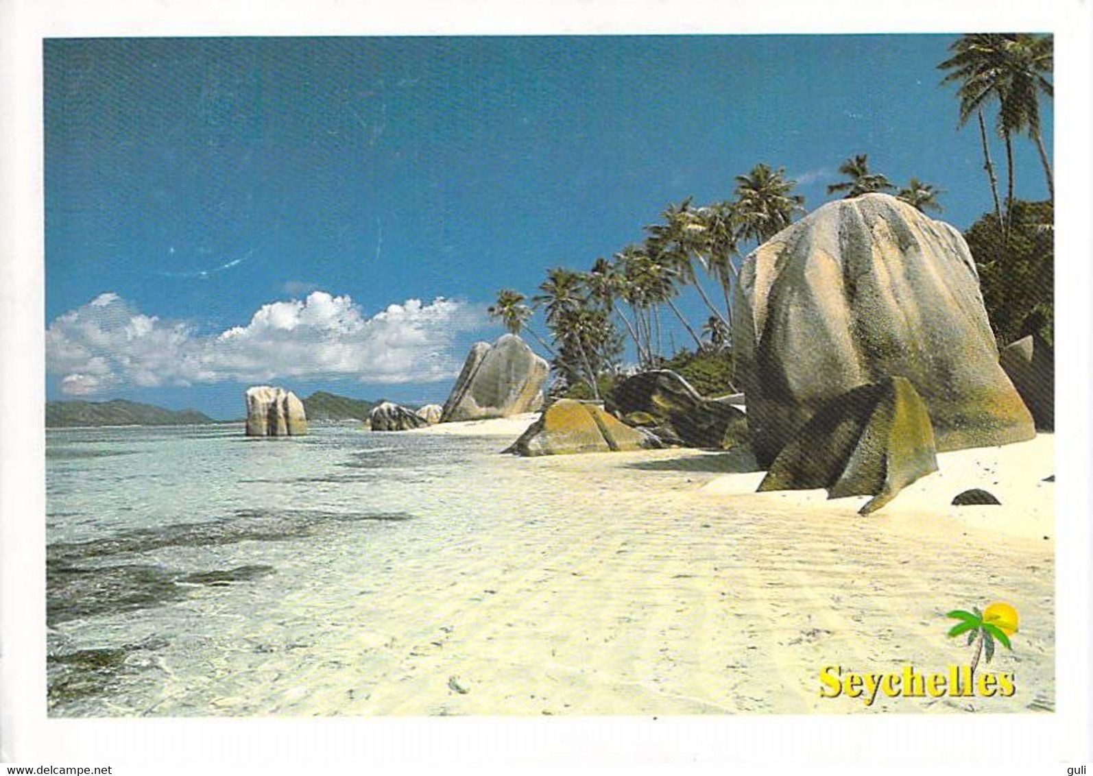 Afrique SEYCHELLES Anse Source D'Argent  La Digue   (Timbre Stamp SEYCHELLES Vanilla ) *PRIX FIXE - Seychellen