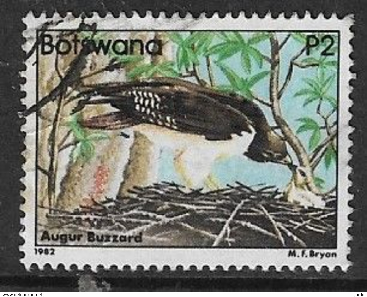 BOTSWANA 1982  AUGUR BUZZARD HV OF SET - Botswana (1966-...)