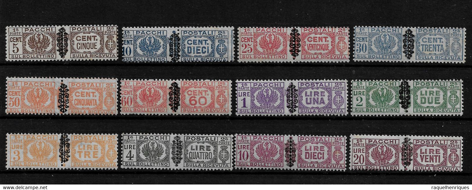 ITALY STAMP - PARCEL POST 1945 Overprinted SET VF MNH (BA5#345) - Paquetes Postales