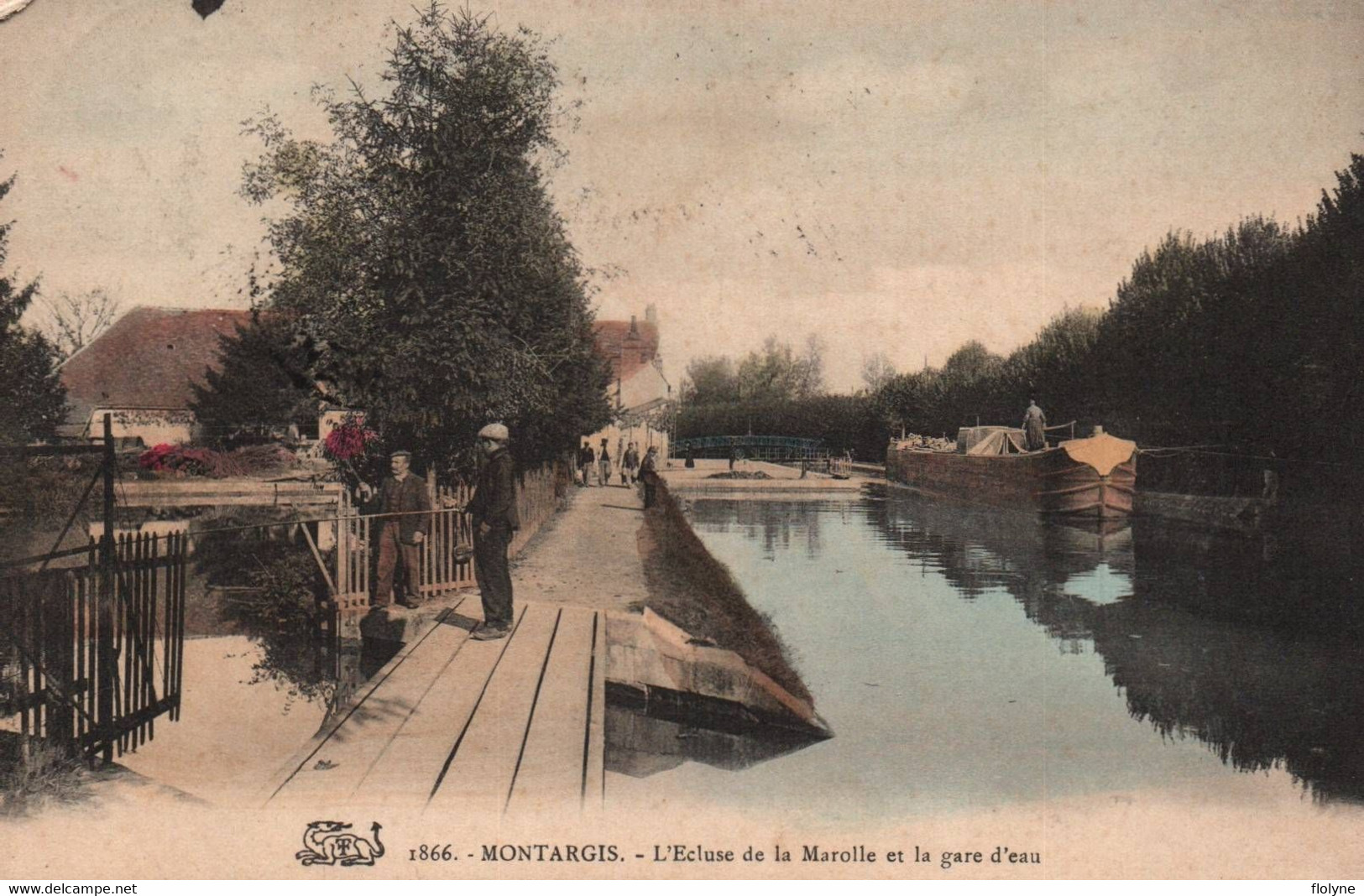 Montargis - L'écluse De La Marolle Et La Gare D'eau - Péniche Batellerie - Montargis