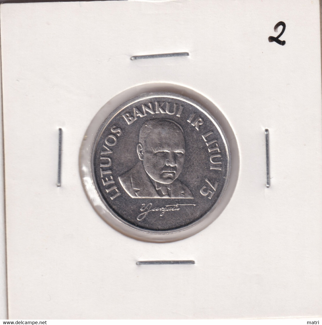 Lithuania 1 Litas 1997 Bank Of Lithuania. Jurgutis Km#109 - Litouwen