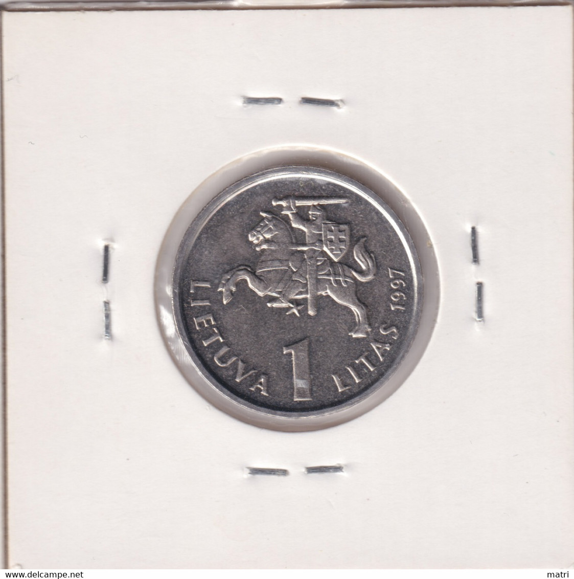 Lithuania 1 Litas 1997 Bank Of Lithuania. Jurgutis Km#109 - Litouwen