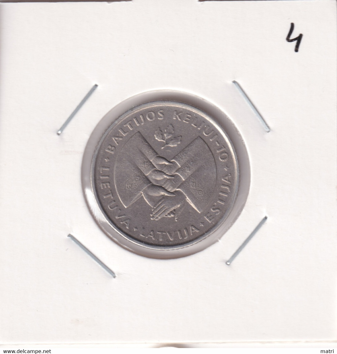 Lithuania 1 Litas 1999 Baltic Way Km#117 - Lituanie