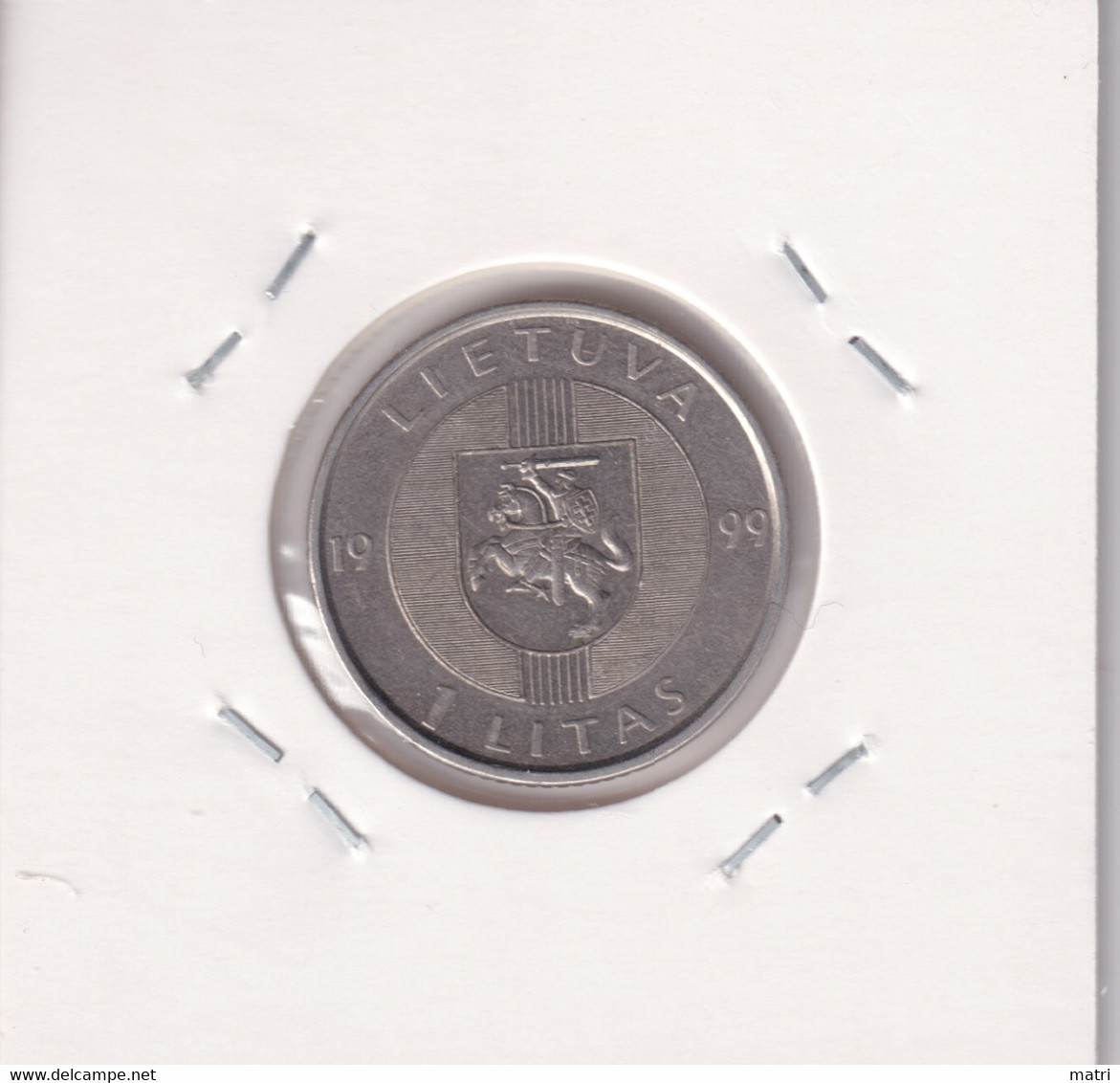 Lithuania 1 Litas 1999 Baltic Way Km#117 - Lituania