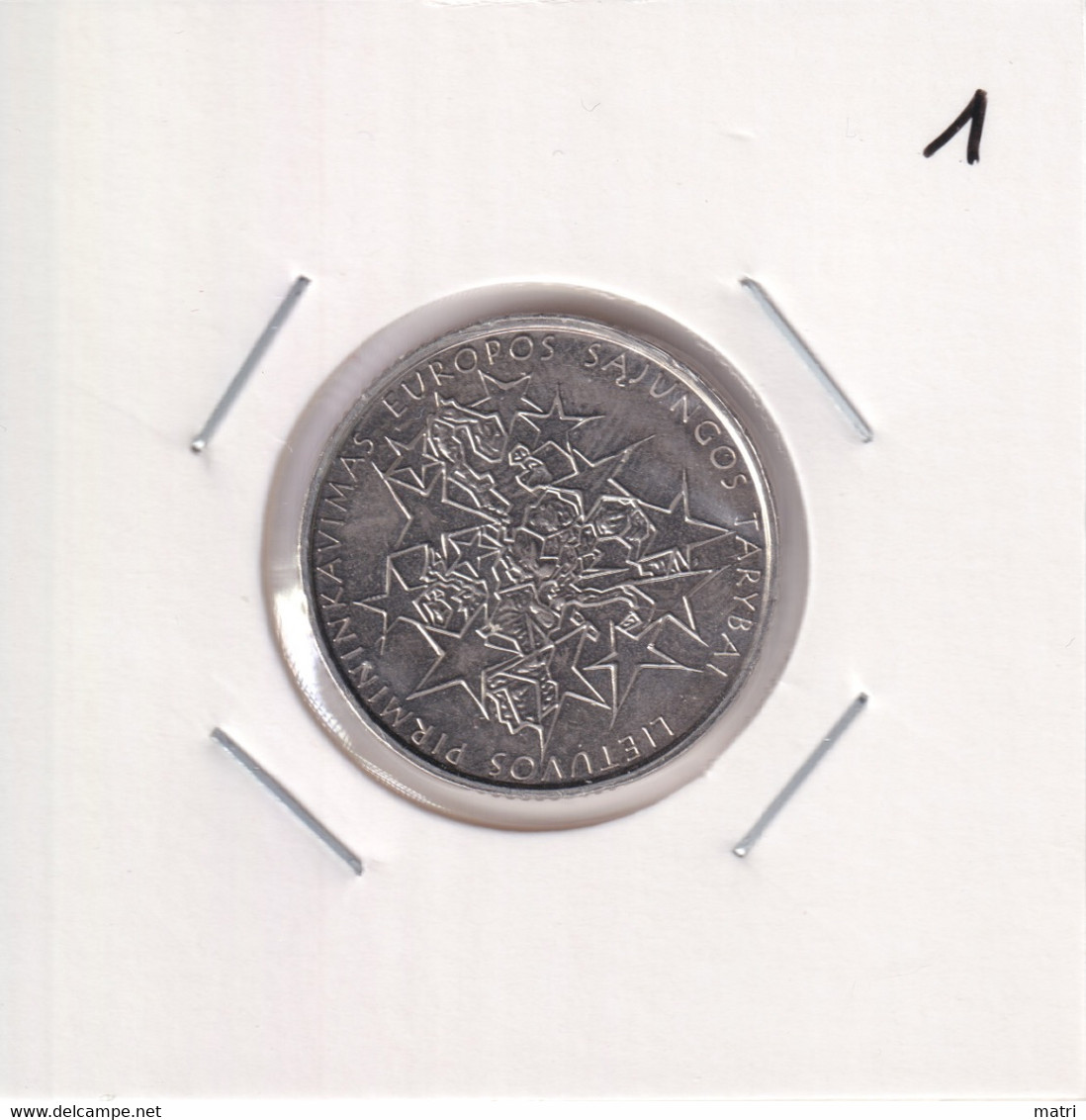 Lithuania 1 Litas 2013 Presidency Of The European Union Council Km#182 - Lithuania