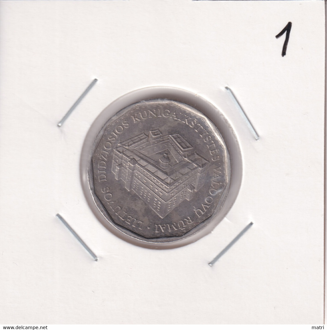 Lithuania 1 Litas 2005 Re-biulding Of Royal Palace Km#142 - Litauen