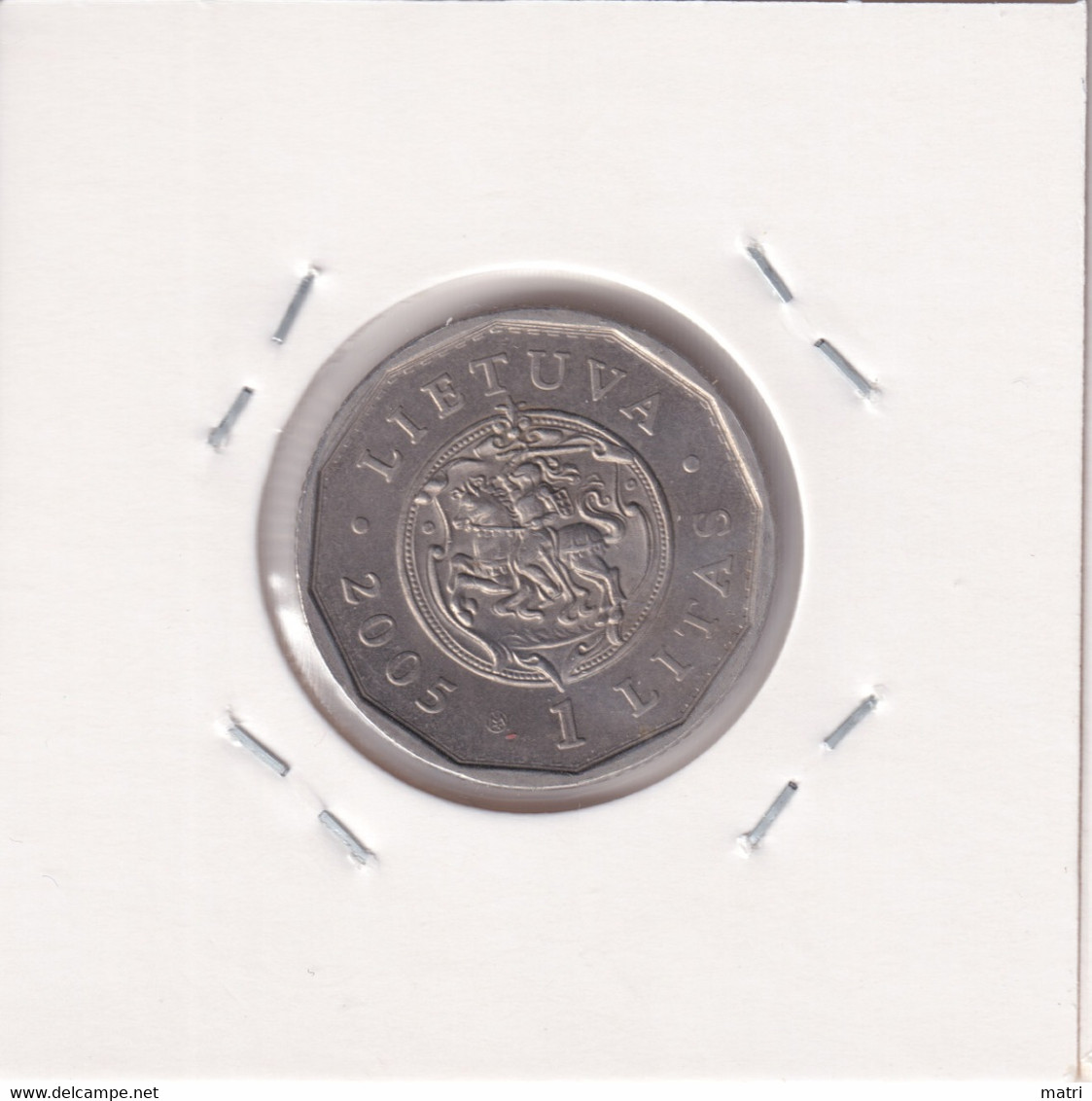 Lithuania 1 Litas 2005 Re-biulding Of Royal Palace Km#142 - Litauen