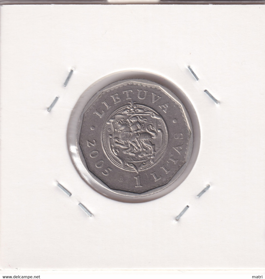 Lithuania 1 Litas 2005 Re-biulding Of Royal Palace Km#142 - Litauen