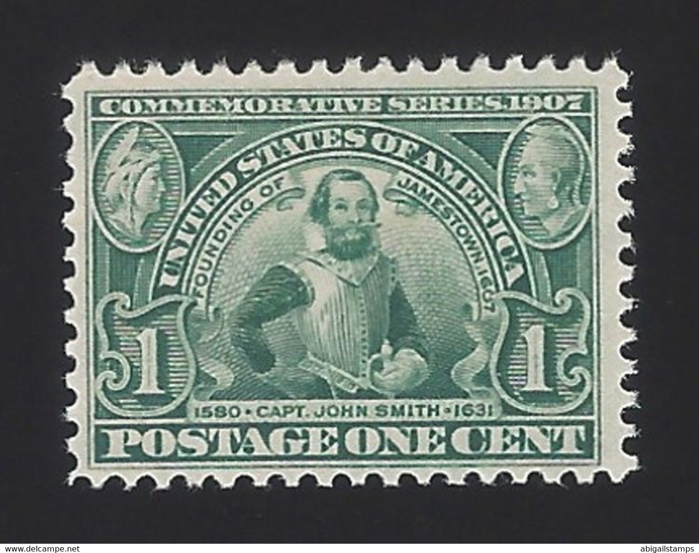 US #328 1907 Green Wmk 191 Perf 12 MNH VF Scv $65 - Unused Stamps