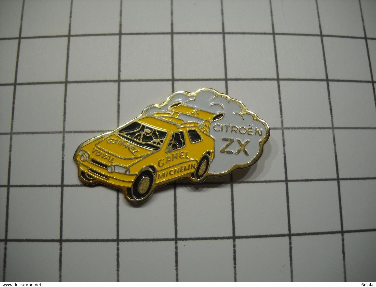 3121     PINS  Pin's    CITROEN ZX  TOTAL CAMEL  MICHELIN   Voitures  Dakar - Rallye
