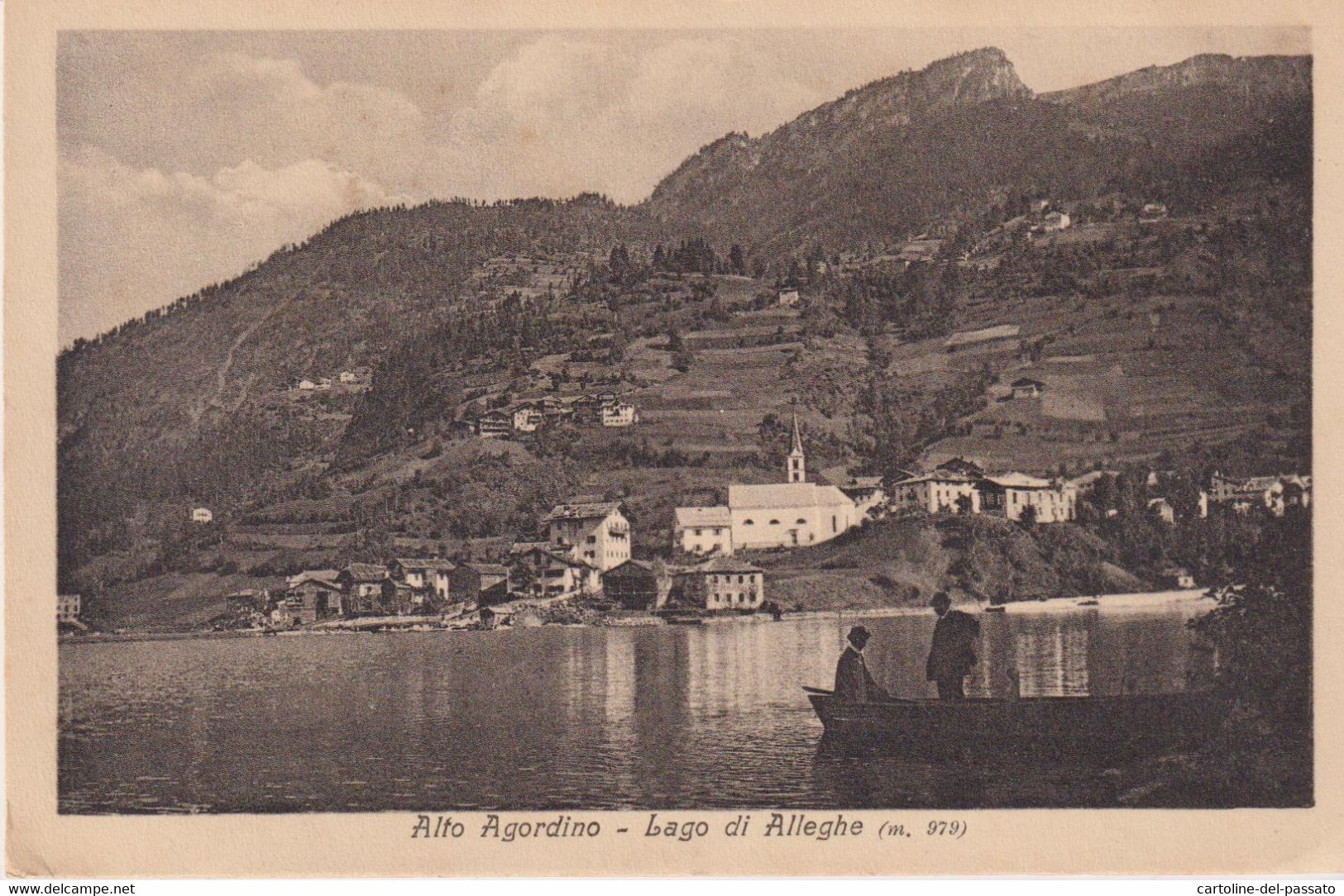 AGORDINO  BELLUNO  LAGO DI ALLEGHE E PANORAMA - Belluno