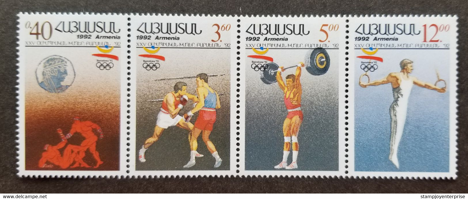 Armenia Summer Olympic Games Barcelona 1992 Boxing Sport Olympics (stamp) MNH - Arménie