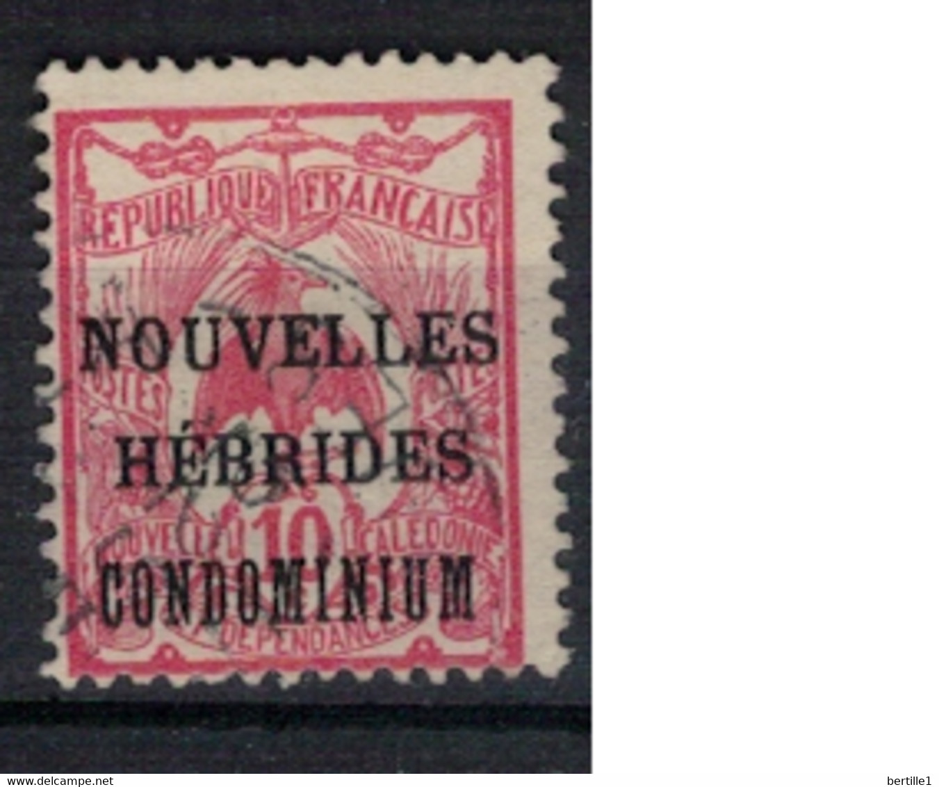 NOUVELLES HEBRIDES             N°  YVERT 16 (2)  OBLITERE     ( OB    06/ 13 ) - Used Stamps