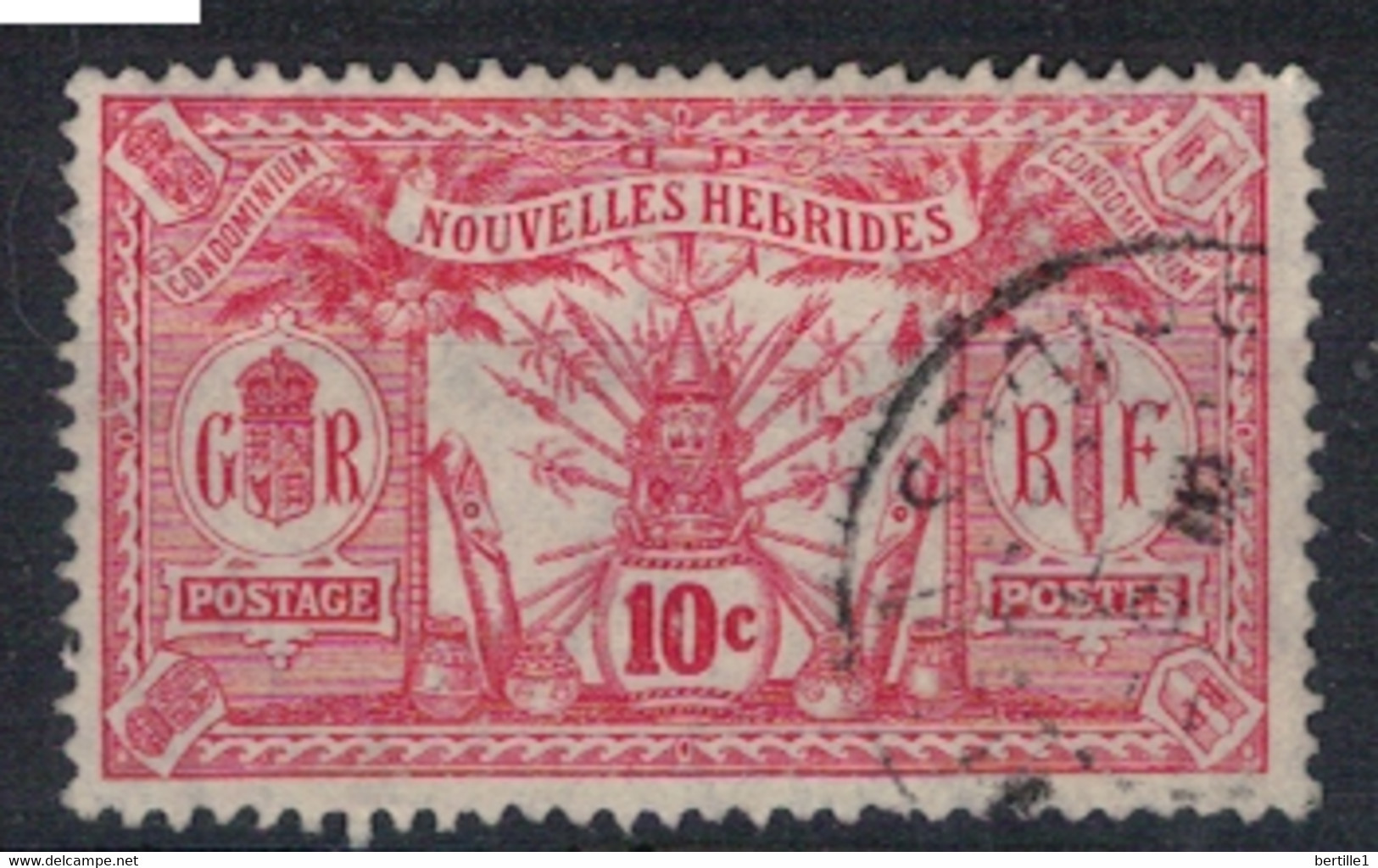 NOUVELLES HEBRIDES             N°  YVERT 28    OBLITERE     ( OB    06/ 25 ) - Used Stamps