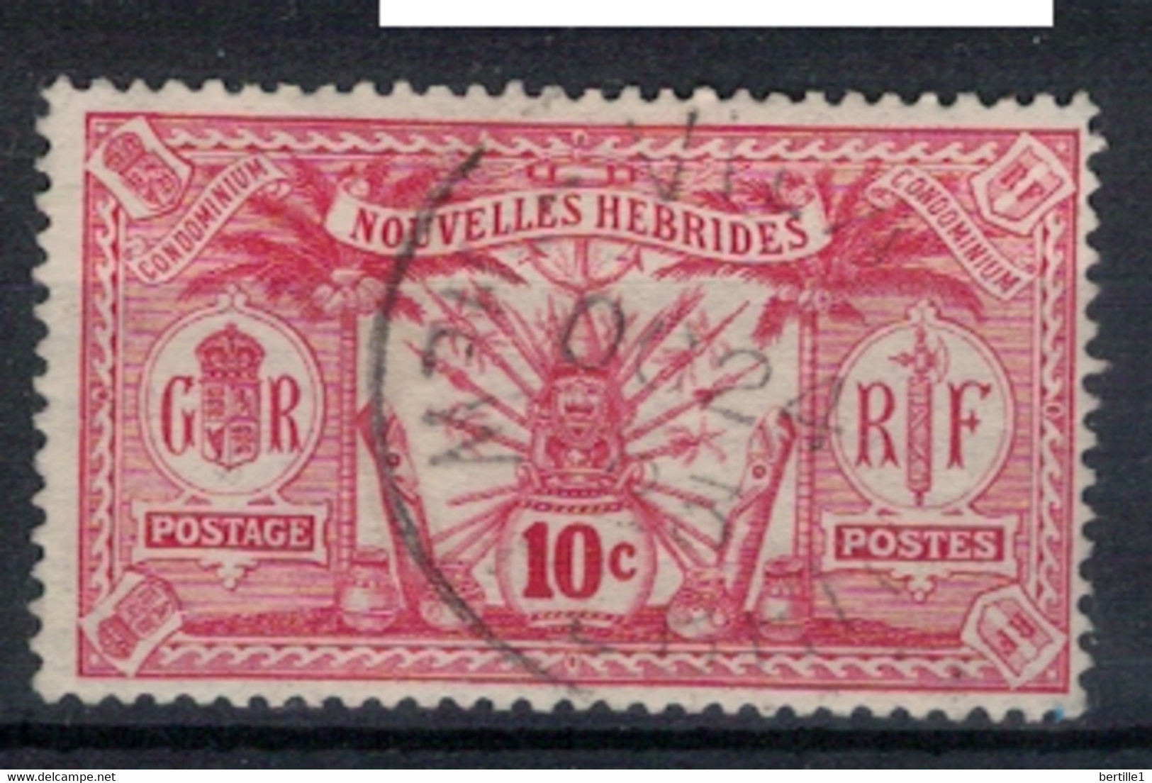 NOUVELLES HEBRIDES             N°  YVERT 28  (1)  OBLITERE     ( OB    06/ 25 ) - Used Stamps