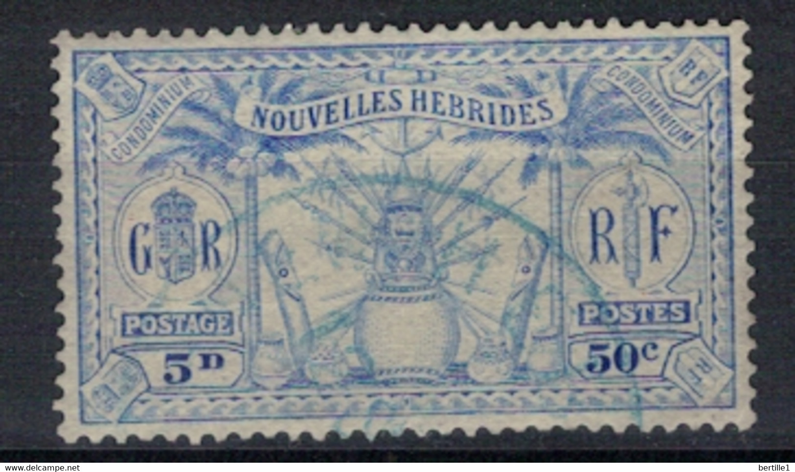 NOUVELLES HEBRIDES             N°  YVERT  86   OBLITERE     ( OB    06/ 27 ) - Usati