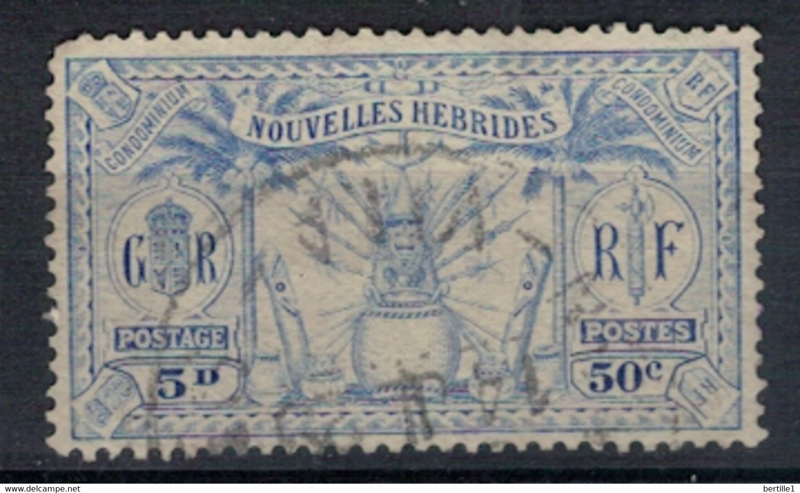 NOUVELLES HEBRIDES             N°  YVERT  86  (1)  OBLITERE     ( OB    06/ 27 ) - Used Stamps