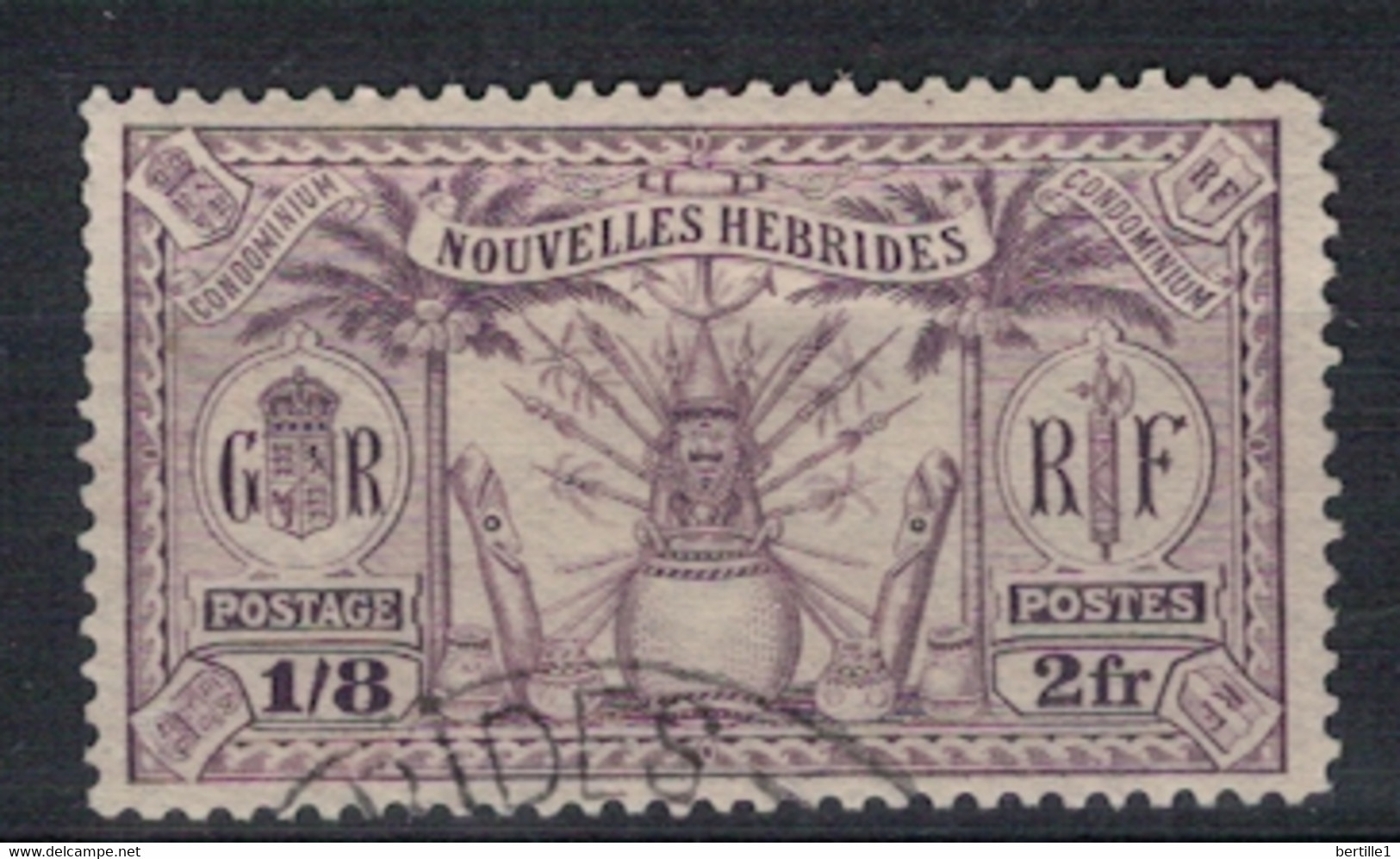 NOUVELLES HEBRIDES             N°  YVERT  89 OBLITERE     ( OB    06/ 28 ) - Usati