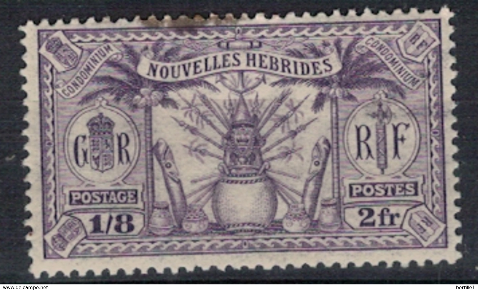 NOUVELLES HEBRIDES             N°  YVERT  89 (1)  OBLITERE     ( OB    06/ 28 ) - Used Stamps